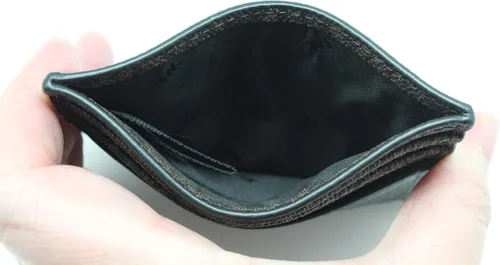 Vista 7 de Michael Kors Cooper - Funda para tarjetas altas para hombre, color marrón y negro