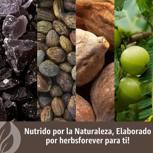 Vista 7 de Herbsforever Sal Negra Polvo Kala Namak Mineral 230 GMS