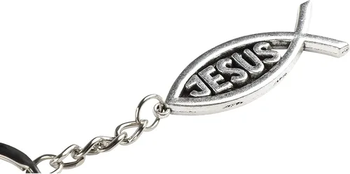 Vista 5 de Juvale Paquete de 24 llaveros de metal de Jesús, regalos cristianos para mujeres, llaveros religiosos a granel para recuerdos de fiesta