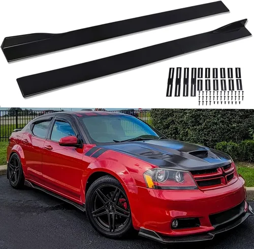 Vista 4 de Alerón universal para parachoques delantero, difusor de alerón de barbilla, protector de ala protectora, kit de carrocería de coche con extensión