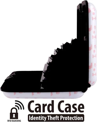Vista 4 de Funda de aluminio para tarjetas de crédito con bloqueo RFID, tarjetero de metal para tarjetas de crédito, tarjeta de identificación, tarjetas