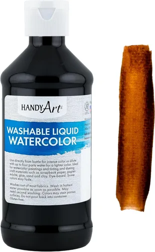 Vista 31 de Handy Art Pintura líquida lavable para acuarela, juego de 10