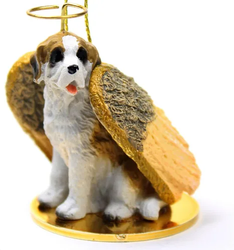 Vista 75 de Conversation Concepts Adorno navideño: Chihuahua, pelo largo 19-Dorado
