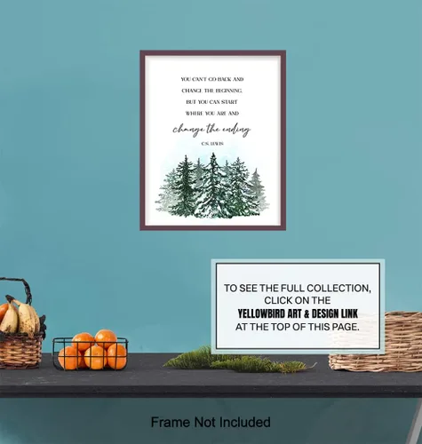 Vista 7 de Arte de pared con citas inspiradoras positivas motivacionales, regalos de aliento edificantes para mujeres, hombres, refranes estimulantes