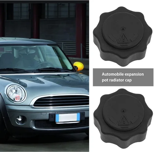Vista 3 de SING F LTD Tapa de radiador de tanque de expansión de refrigerante, 2 unidades, 17107515499, compatible con Mini R50, R52, R53, R55, R56, R60, tapa