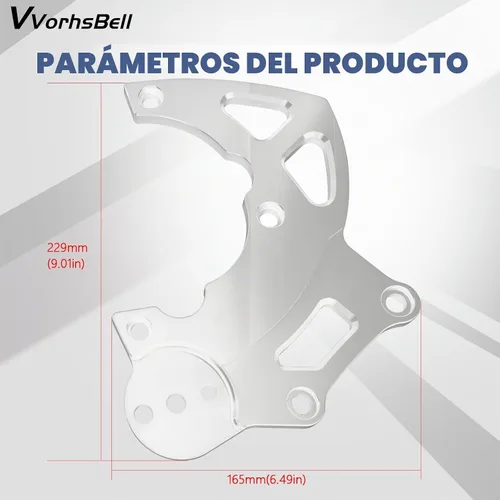 Vista 4 de Kit de Soporte de Compresor AC R4 de Intercambio LS con Tensor Compatible con LSX, LS2 LS3 LS6 LQ4 LQ9 L92 L99 Camiones/SUV Vortec GM R4 Compresor
