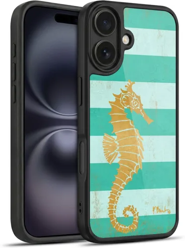 Vista 100 de Head Case Designs Officially Licensed Paul Brent Agate Mermaid Coastal Gel Armor Case [Military Grade Drop Protection] Compatible with Apple iPhone