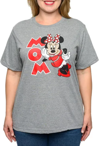 Vista 3 de Disney Camiseta de talla grande para mujer, estampado de Minnie Mouse Mickey Daisy