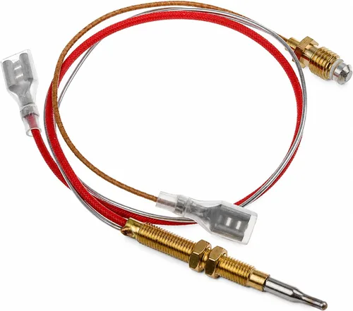 Vista 12 de Sensor de termopar para calentador de patio al aire libre e interruptor de punta, con tuercas de conexión de extremo M8 x 1, rosca de cabeza