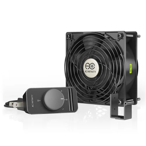 Vista 11 de AC Infinity AXIAL 8025, ventilador para magdalenas, 120 V CA 3.150 in x 0.984 in de alta velocidad, certificado UL para proyectos de escape