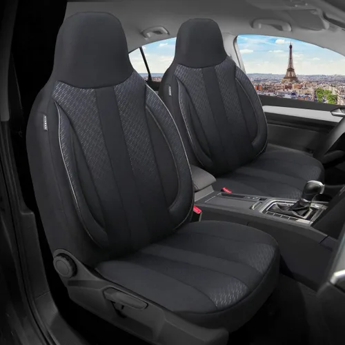 Vista 3 de BREMER SITZBEZÜGE Seat Covers for Mercedes GLA X156 MD504 MD504 - Black