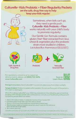 Vista 3 de Culturelle Paquetes de probióticos + fibra para niños (mayores de 3 años), 24 unidades y suplemento probiótico diario para niños, ayuda a apoyar un