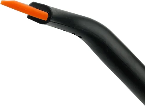 Vista 8 de Escobilla de silicona súper flexible, hoja de agua automática, limpiador de agua, escobilla de ducha, hoja de 5.9 pulgadas y mango largo de 7.5 Negro