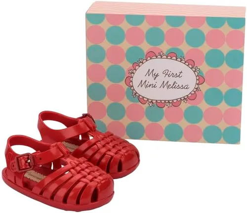 Vista 6 de mini melissa Sandalia My First Possession para bebés Rojo