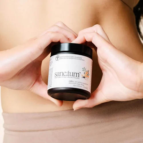 Vista 14 de Sanctum Suplemento calmante intestinal formulado por médicos y recomendado por médicos para malestar, hinchazón y estrés
