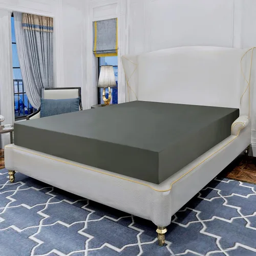 Vista 24 de Elegant Comfort Lujosa sábana bajera de 1500 hilos de calidad egipcia resistente a las arrugas, 1 pieza, elástico en todo el contorno, bolsillo
