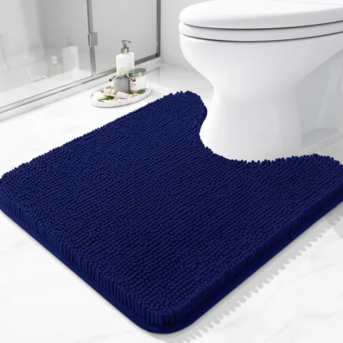 Vista 75 de Arotive Alfombras de baño de felpilla extrasuaves y absorbentes, de 24 x 16 pulgadas, lavables a máquina, parte trasera de goma antideslizante