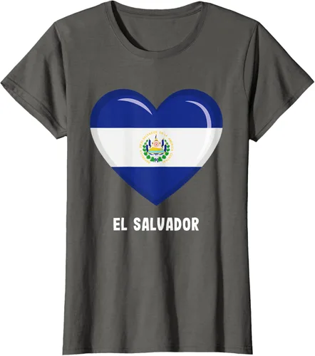 Vista 9 de Camiseta Bandera de El Salvador Camiseta salvadoreña