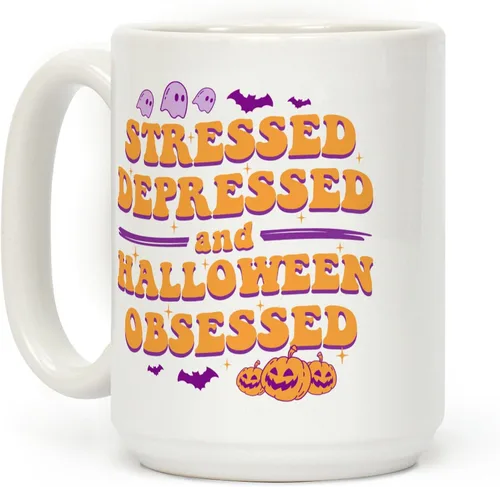 Vista 60 de LookHUMAN Tazas de Halloween Taza de café de Halloween - Tazas de café para decoración ideales para amantes y entusiastas de la decoración - Taza