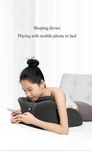 Vista 5 de Discreet - Almohada de cuña para parejas, cojín de espuma viscoelástica para asiento de cama, almohadilla de estrés para apoyo de intimidad