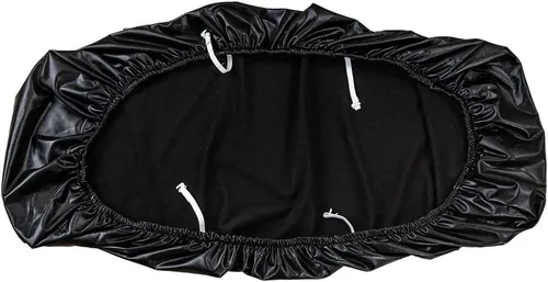 Vista 2 de Tookie Funda de cuero sintético suave y elástica para banco de comedor, impermeable, elástica, extraíble, para cocina, comedor, protector de asiento