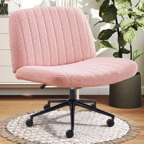 Vista 22 de OLIXIS Silla cruzada con ruedas, silla de tocador, escritorio de oficina en multicolor/fantasía (Inky)