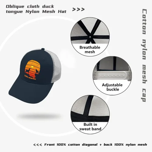 Vista 7 de Cap Two Wolves Dad Hat for Men Vintage Baseball Cap Adjustable