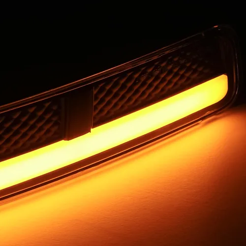 Vista 8 de M-AUTO Switchback - Tira de faros delanteros LED DRL de 4 piezas + lámparas de parachoques compatibles con GMC Sierra 1500 99-07, 99-04 2500, 01-07