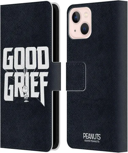 Vista 84 de Head Case Designs Funda de piel con licencia oficial de Peanuts Charlie Brown Good Grief Rock Tees compatible con Apple iPhone 11 Charlie Brown Buen