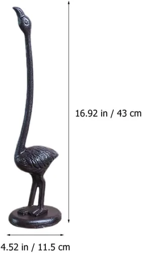 Vista 2 de EXCEART Soporte para toallas de papel flamenco, soporte para rollo de papel higiénico de animales, soporte único para toallas de cocina, dispensador