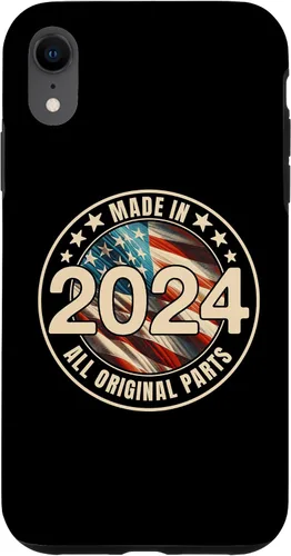Vista 8 de iPhone 15 Made In 2024 All Original Parts Year Vintage Vintage Case