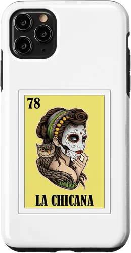Vista 11 de iPhone 15 divertido diseño mexicano para chicanos - Funda La Chicana