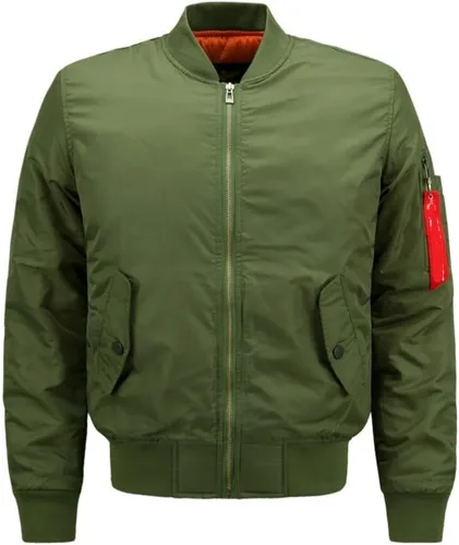 Vista 9 de Cresay Chaquetas bomber deportivas para hombre, abrigos tipo blusón, abrigos gruesos para exteriores