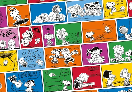 Vista 2 de Clementoni - 39803 - Puzzle Peanuts - Rompecabezas de 1000 piezas, rompecabezas para adultos, rompecabezas de cómic - Hecho en Italia