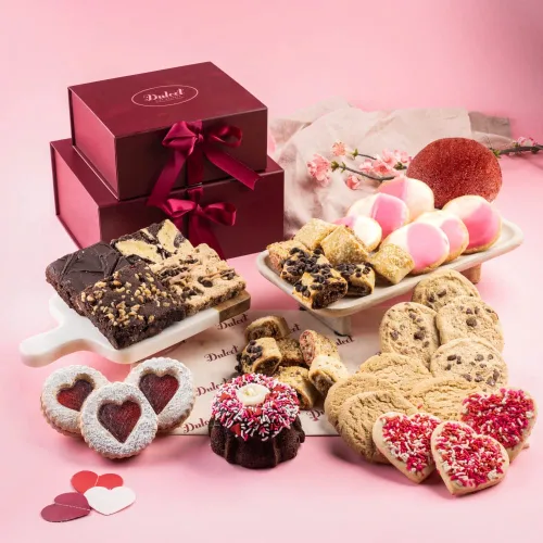 Vista 16 de Caja de regalo de cumpleaños, regalos de comida de cumpleaños, cestas de regalo de chocolate gourmet para mujeres, mamá, papá, él, ella