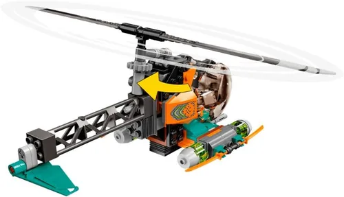 Vista 6 de LEGO Ninjago Jay y NYA's Race Car EVO 71776 Kit de construcción (536 piezas)