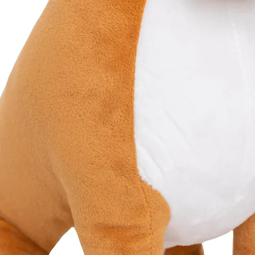 Vista 7 de FGA MARKETPLACE Peluche Bulldog francés, animal de peluche realista de 13 pulgadas (bulldog marrón)