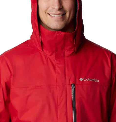 Vista 4 de Columbia Chaqueta para hombre, impermeable y transpirable