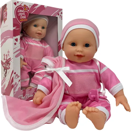 Vista 12 de The New York Doll Collection Muñeca de bebé de cuerpo suave de 11 pulgadas en caja de regalo - Juguete de muñeca de 11" para niños, niñas y niños