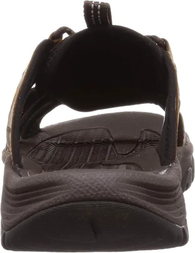 Vista 3 de KEEN Sandalias de senderismo Targhee 3 para hombre, BisonteMulch