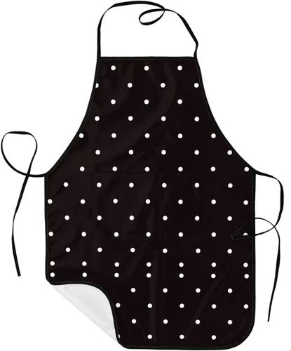 Vista 47 de Sigouyinei Delantales para mujeres con bolsillos, delantal para hombres, delantal adecuado para chefs camareros, técnicos de uñas para hornear
