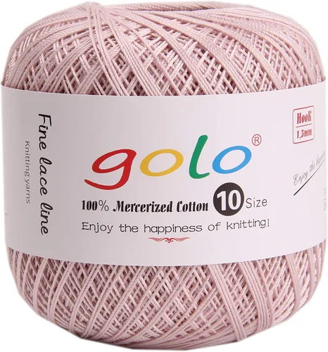 Vista 145 de Golo - 3 bolas de hilo de ganchillo tamaño 10, hilo de crochet para tejer a mano 102