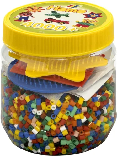 Vista 8 de HAMA - Cuentas fusibles, 4,000 cuentas midi y tableros de clavijas en bañera rosa, juego creativo para niños, niñas a partir de 5 años Aesthetic