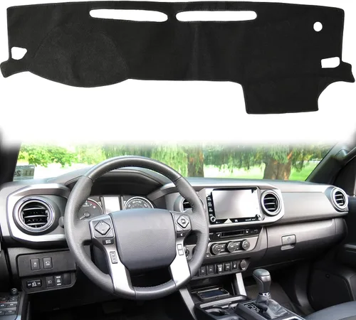 Vista 15 de XUKEY Alfombra de Cubierta para Tablero de Mandos para Land Rover LR3 LR4 Range Rover Sport 2006-2009 Accesorios para Coche Protector contra Rayos