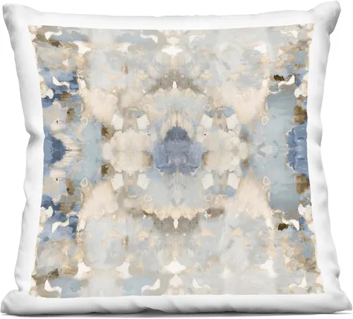 Vista 12 de Stupell Industries Natural Boho Abstraction - Almohada para interiores, 18 x 18 pulgadas, color beige