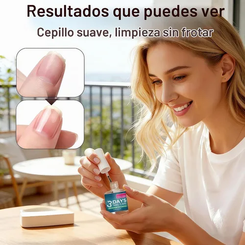 Vista 6 de Aceite de cuidado de uñas de 3 días, aceite de cuidado de uñas de 3 días con queratina, aceite hidratante para el cuidado de uñas fortalecedor