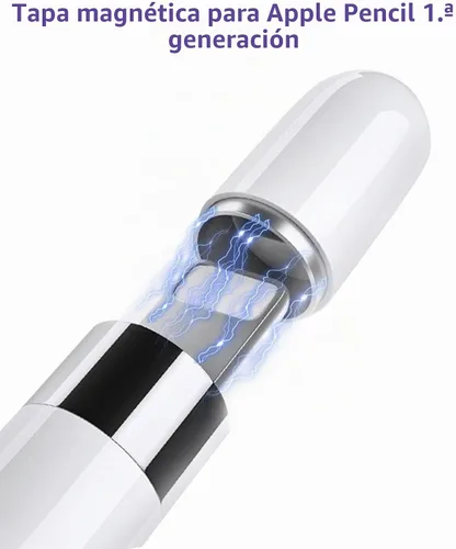 Vista 4 de Tapa magnética, adaptador de carga, punta de repuesto y soporte para tapa, compatible con Apple Pencil 1ª
