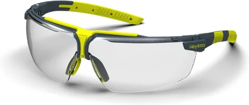 Vista 17 de HexArmor VS300 Gafas de seguridad con brazos laterales ajustables Z87+ para hombres y mujeres