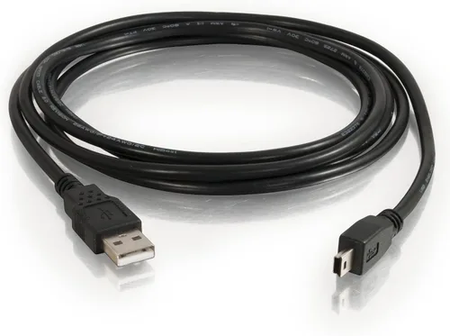 Vista 2 de C2G 27005 - Cable USB 2.0 A a Mini-B, 6.6 ft, color negro