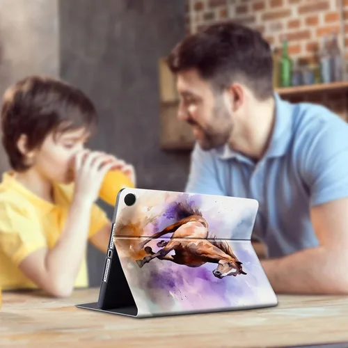 Vista 119 de Funda para tablet Kindle Fire 7 2019/2017 lanzamiento 9ª/7ª generación 7 pulgadas, ligera, protectora de piel sintética, cubierta inteligente